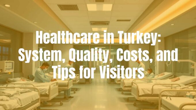 Modern hospital in Turkey with doctors and patients, clean and professional atmosphere, realistic