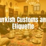 Traditional Turkish tea ceremony, warm hospitality, vibrant cultural setting, realistic.